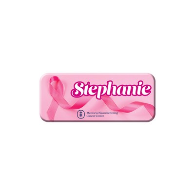 2" x 0.875" Rectangle Name Badge