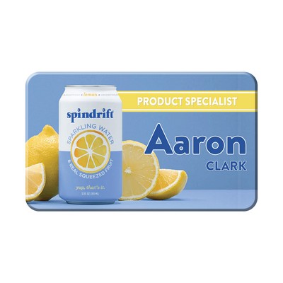 2.5" x 1.5" Rectangle Name Badge